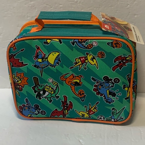 Igloo Insulated Cooler Bag Horizontal Dinosaur Graphic Teal NWT - Picture 3 of 12